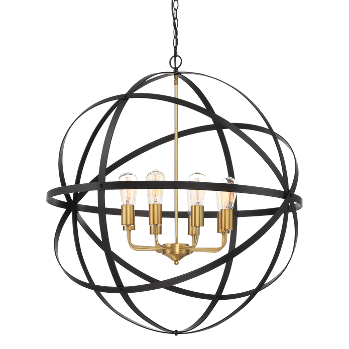 Apollo E27 Orb Pendant Bronze Gold