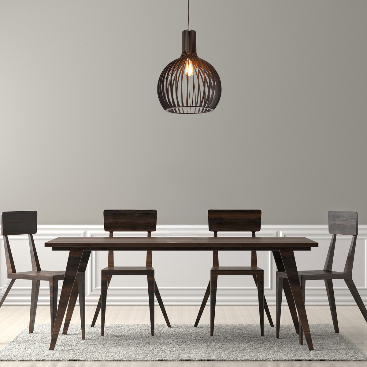 Boaz 1 Light E27 Pendant