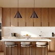 Coda 1 Light E27 Brass Pendant