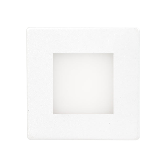 Aspen 3W LED Tricolour IP54 Reccessed Step Light White