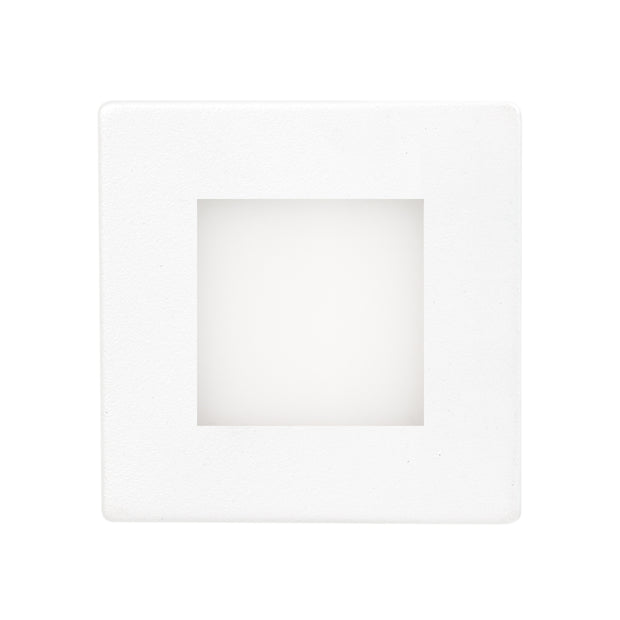 Aspen 3W LED Tricolour IP54 Reccessed Step Light White