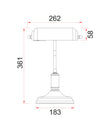 BANCA: Interior Banker Lamps with Cylindrical Shade
