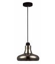 BARROSA: GU10 Smokey Black Glass Champagne Glass Pendant Light