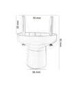 BATFIX01: Batten Fixture (BC Base) (10pcs Pack)