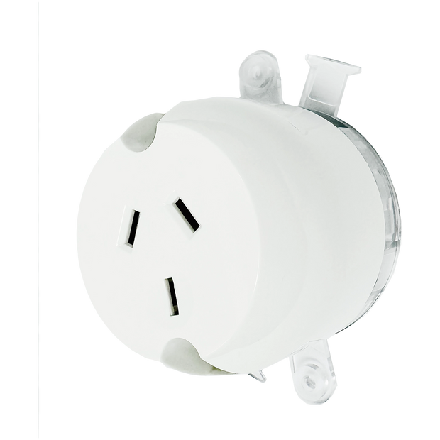 Baza Single Surface Socket White