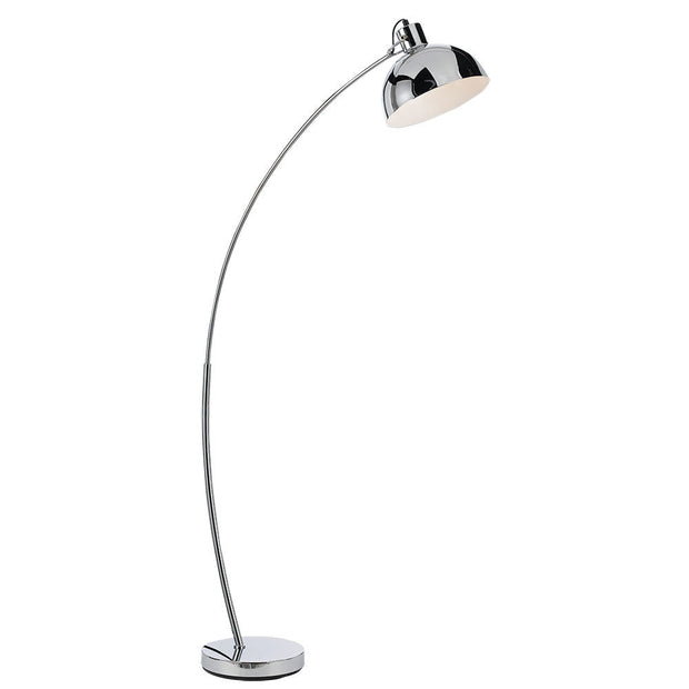 Beat Chrome or Black Floor Lamp