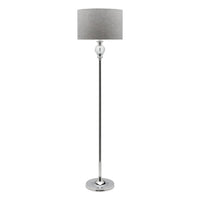 Thumbnail for Beverly Floor Lamp Chrome / Dark Grey