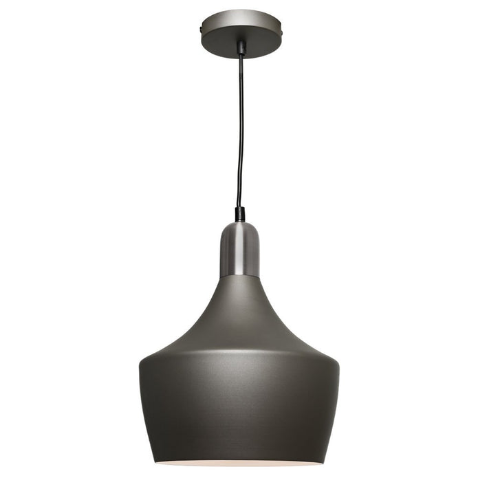 Cougar Bevo Pendant Light Charcoal/Satin Chrome
