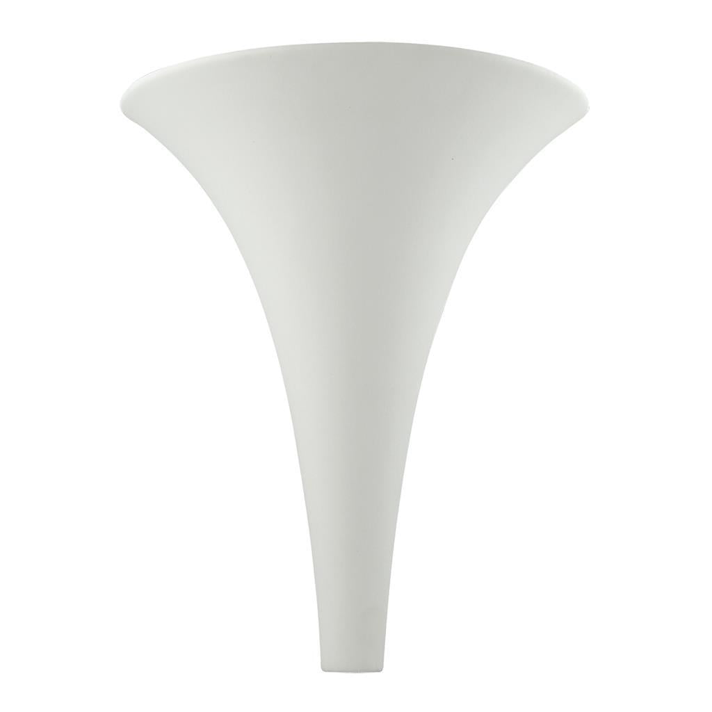 bf 2185 ceramic funnel wall light raw