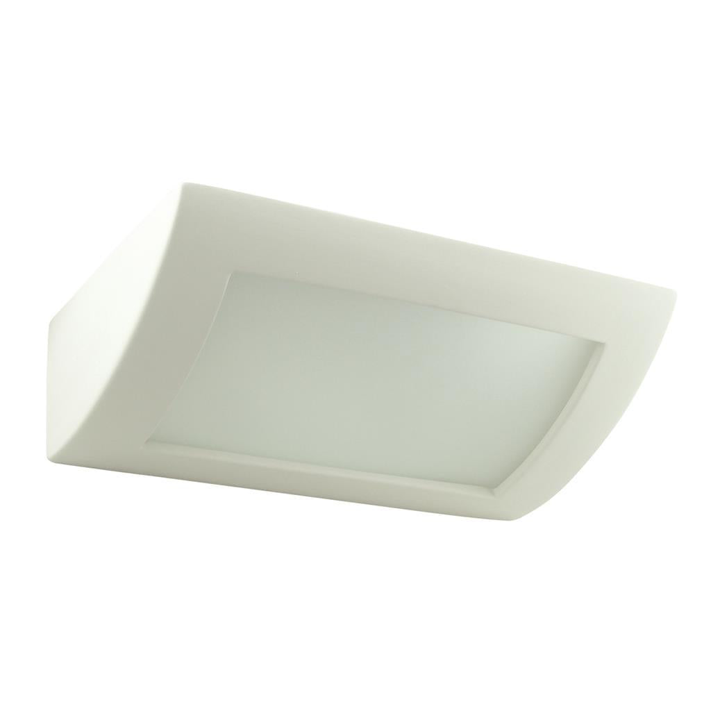 bf 8232 ceramic frosted glass 30cm wall light raw