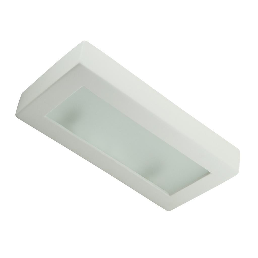 bf 8284 ceramic frosted glass 30cm wall light raw