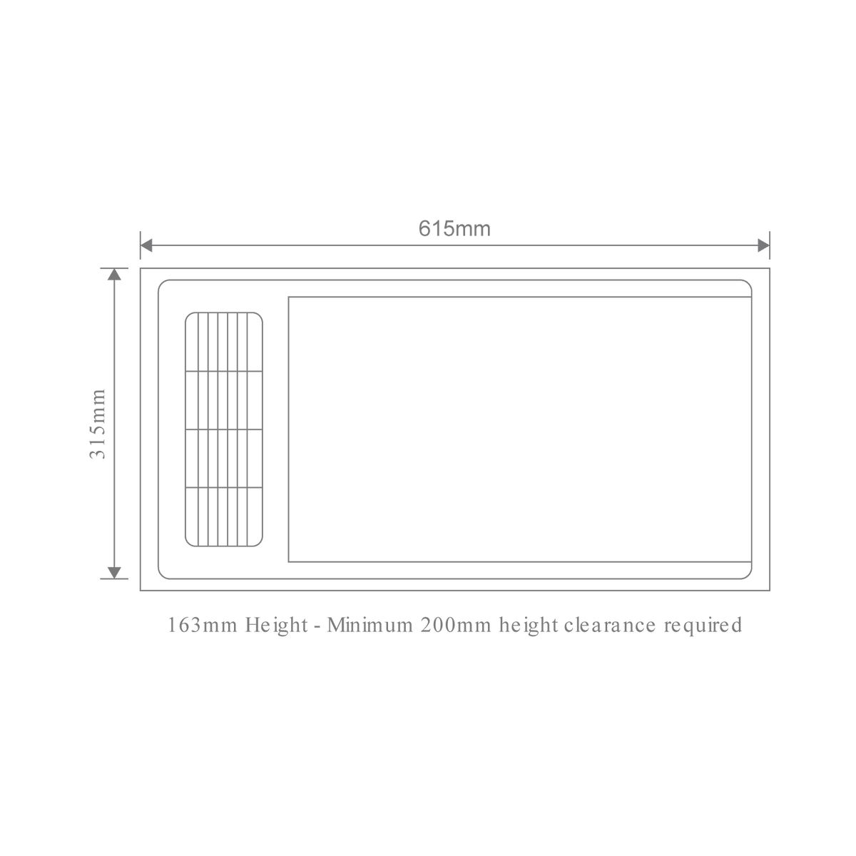 Tropix II 4 In 1 Slimline Bathroom Heater
