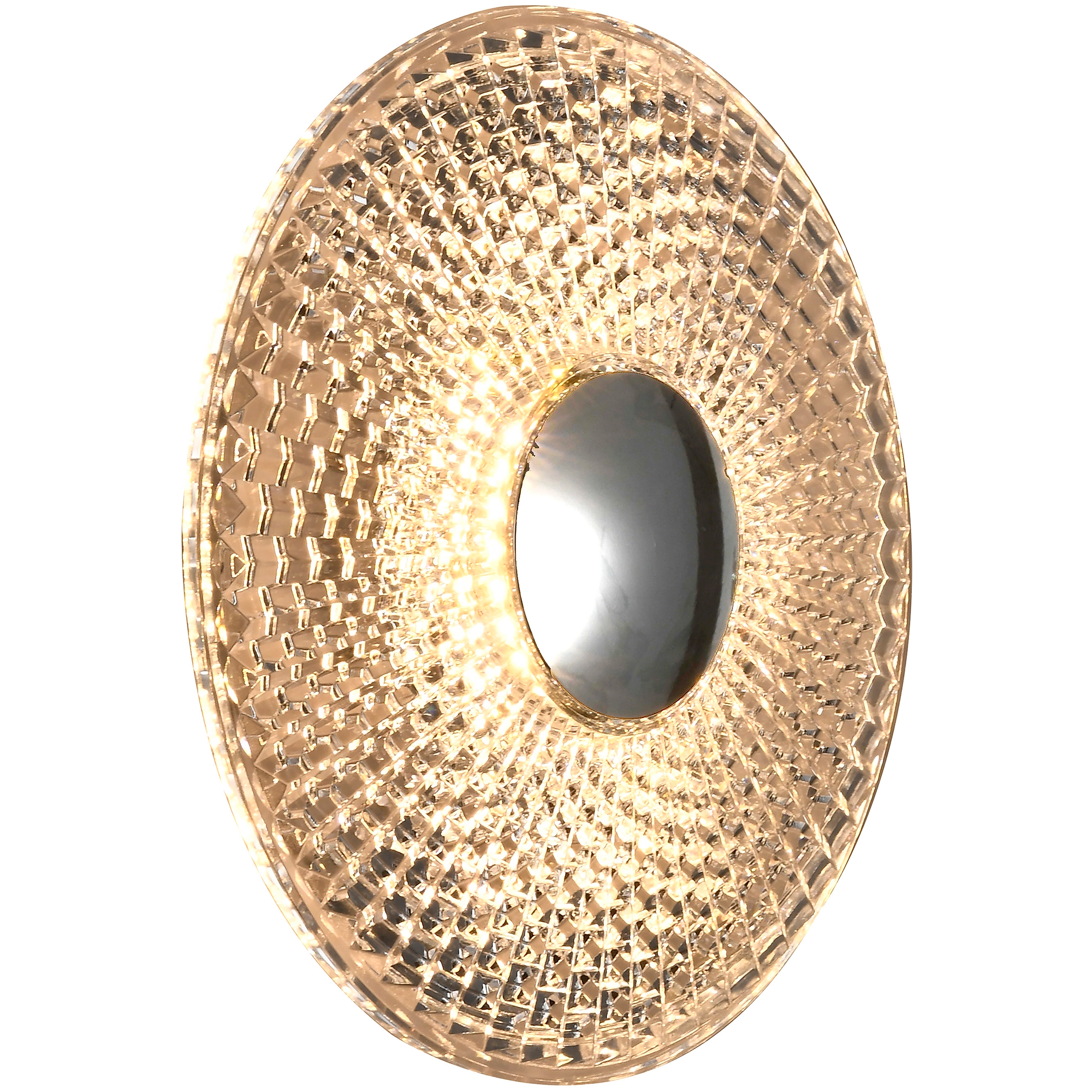 Bilby Chrome & Crystalline 5W CCT 150mm Wall Light