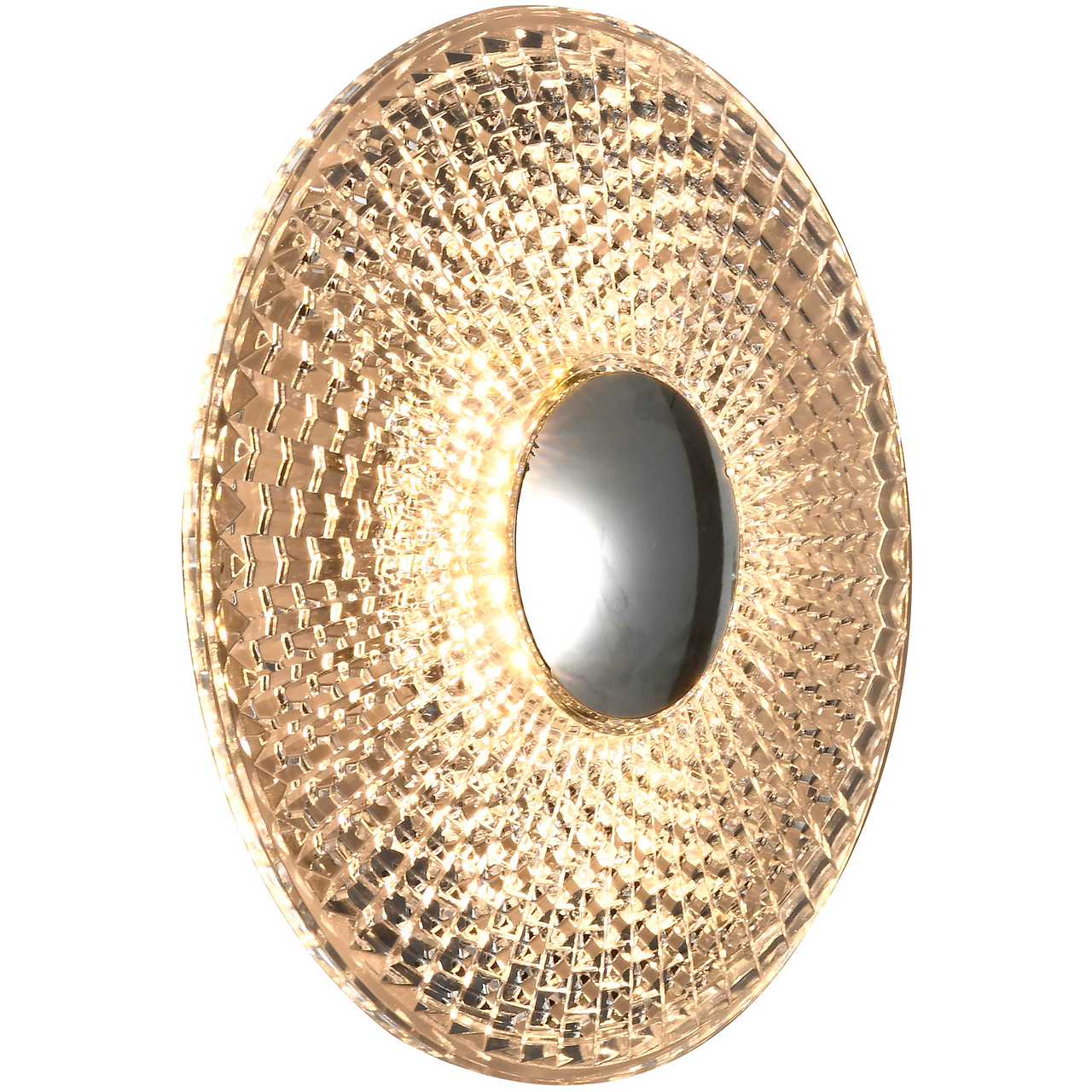 Bilby Chrome & Crystalline 5W CCT 150mm Wall Light
