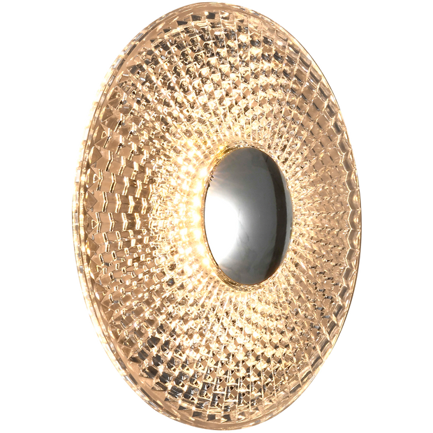 Bilby Chrome & Crystalline 5W CCT 150mm Wall Light