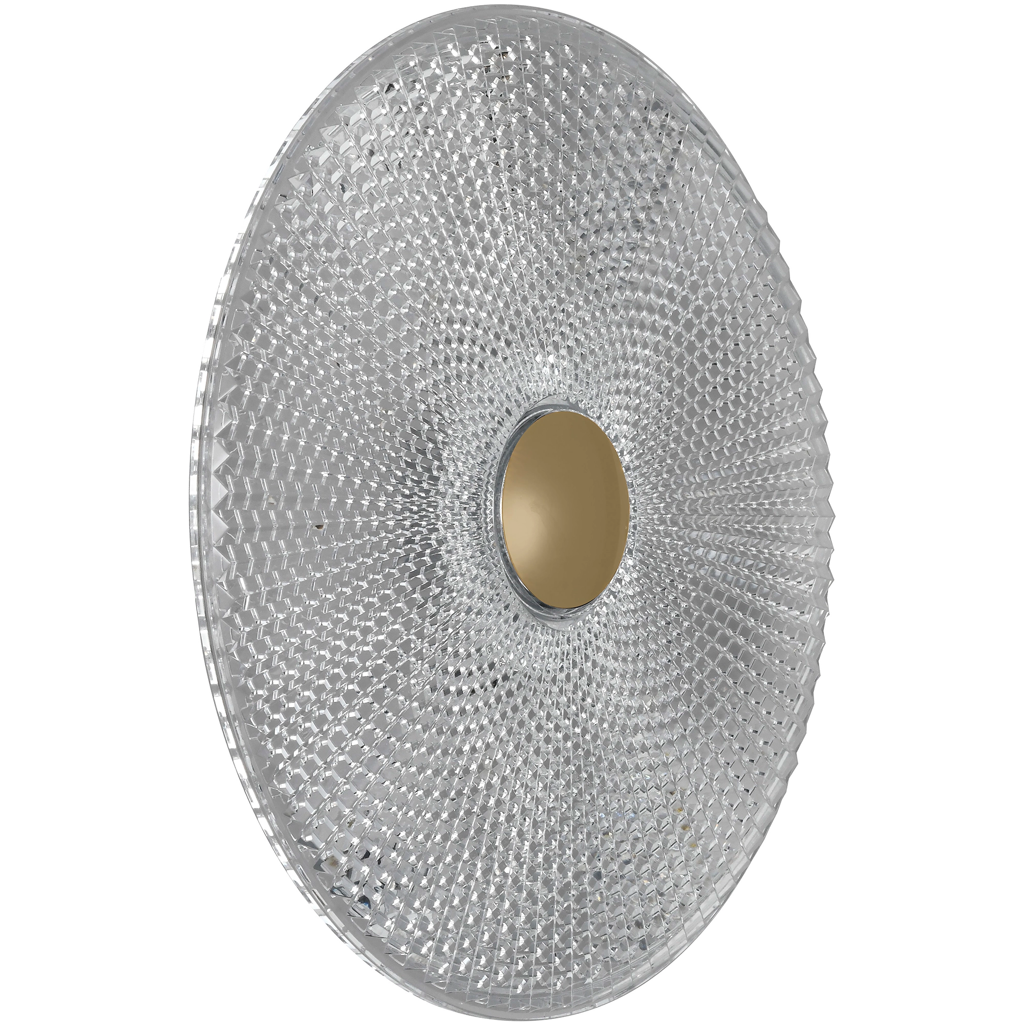 Bilby Brass & Crystalline 5W CCT 300mm Wall Light