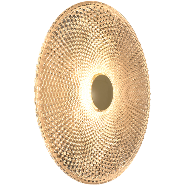 Bilby Brass & Crystalline 5W CCT 300mm Wall Light