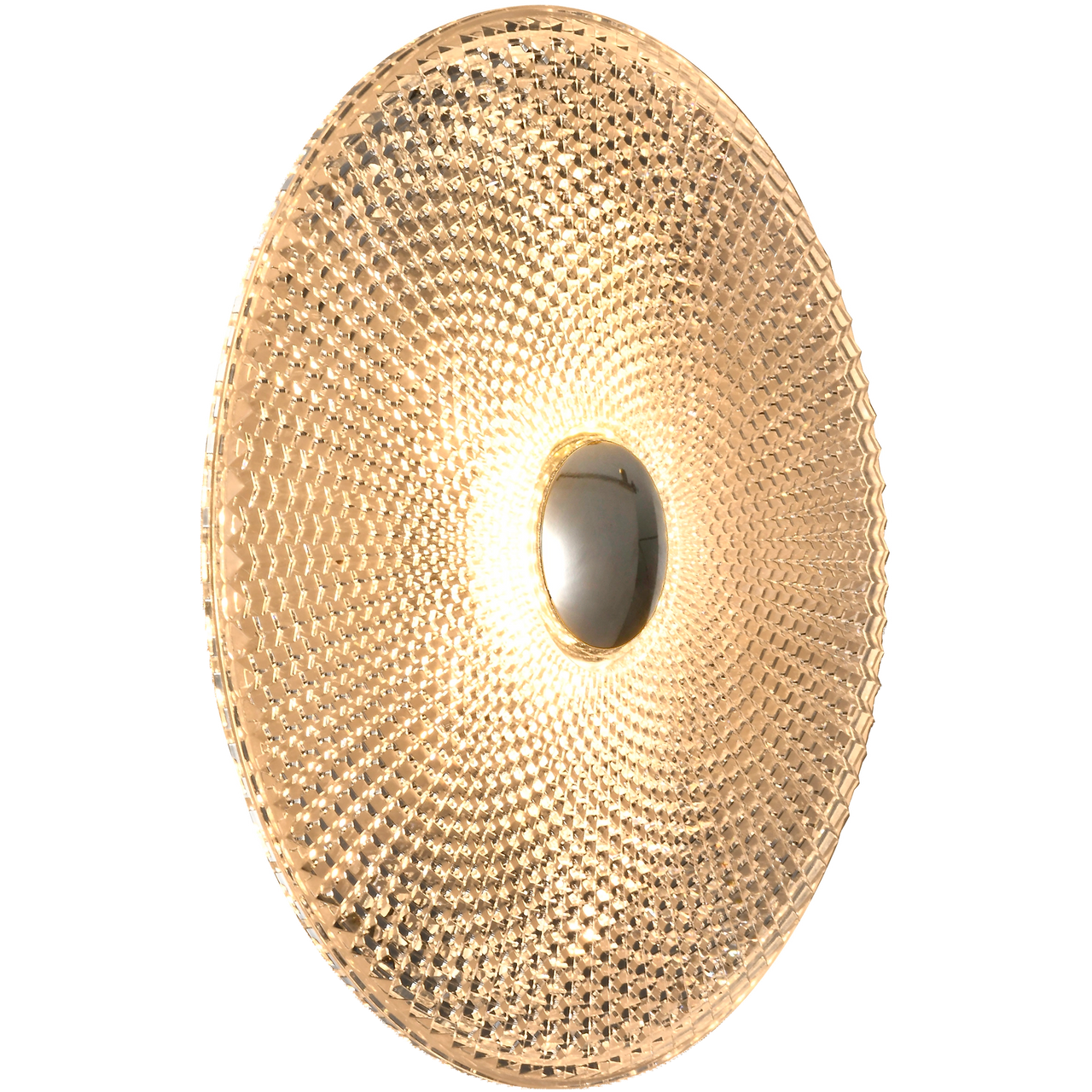 Bilby Chrome & Crystalline 5W CCT 300mm Wall Light