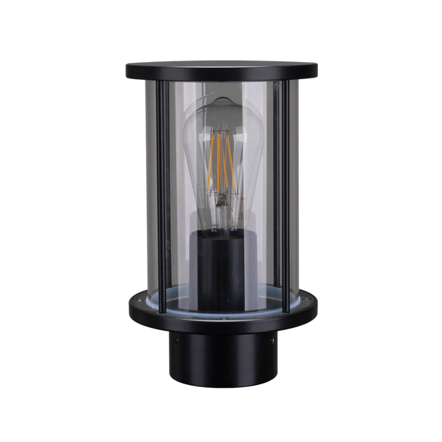 bl 400 bollard head 76mm e27 black bl 400