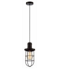 Thumbnail for BLACKBAND Industrial Black Curved Bird Cage Pendant Light