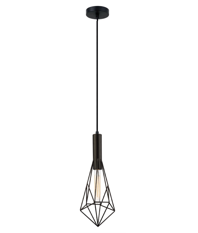 BLACKBAND & WHITEBAND Small Diamond Shape Bird Cage Pendant Lights
