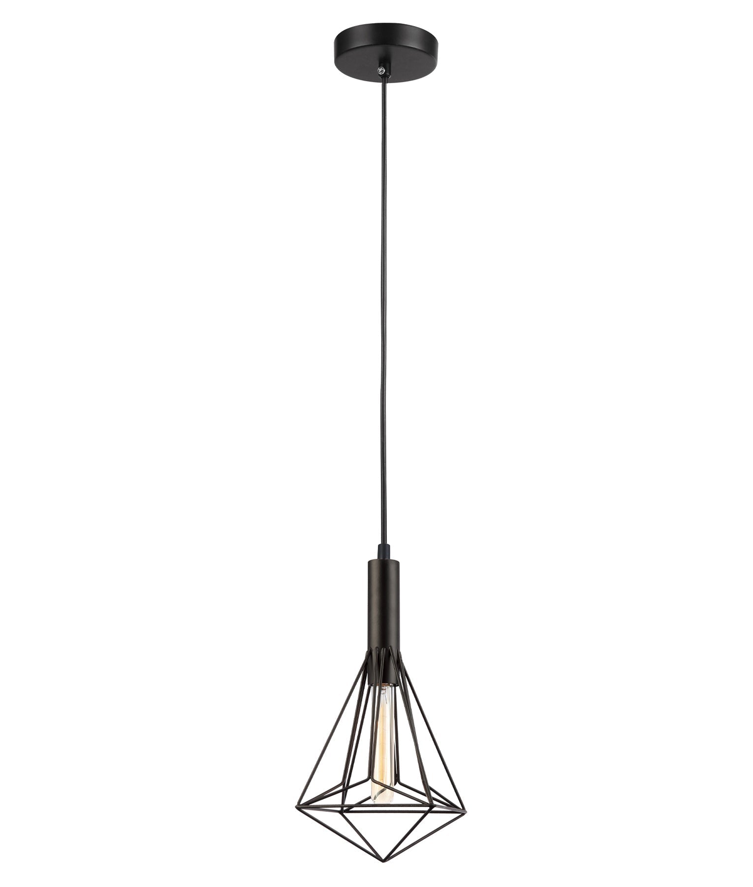 BLACKBAND & WHITEBAND: Diamond Shape Bird Cage Pendant Lights