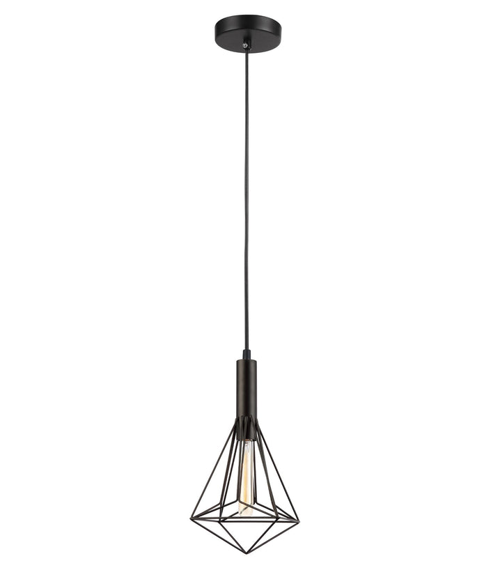 BLACKBAND & WHITEBAND: Diamond Shape Bird Cage Pendant Lights
