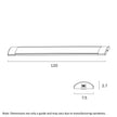 Blade White 36W 3CCT Slimline LED Batten