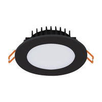 Thumbnail for bliss 10 round 10w recessed dimmable led tricolour bliss 10 blk