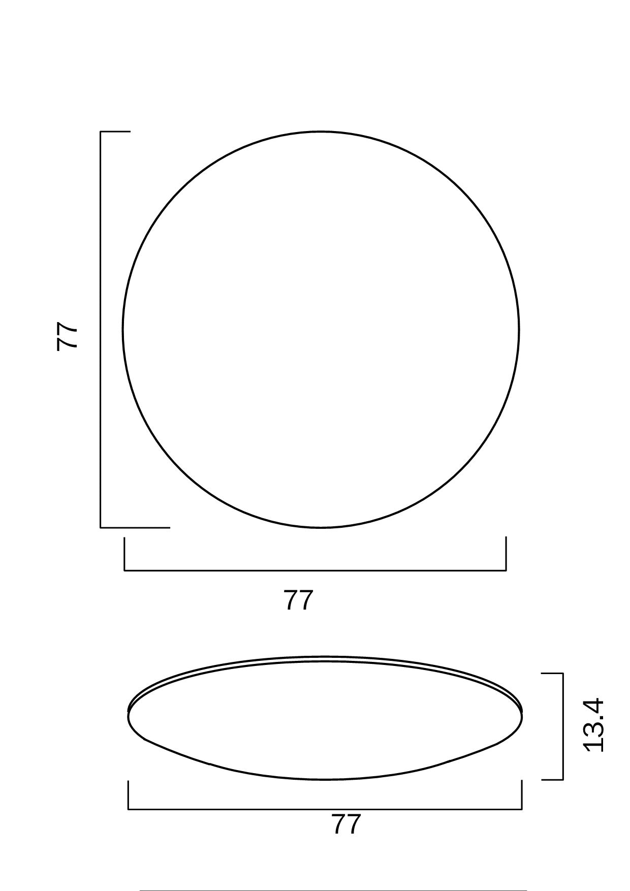 Bliss Opal 80W 3CCT Dimmable 77Cm Oyster with Remote