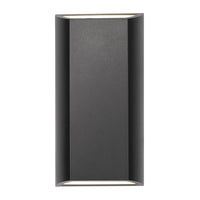 Thumbnail for Bloc IP65 8 Watt Tri-Colour LED Up and Down Exterior Wall Light in Black