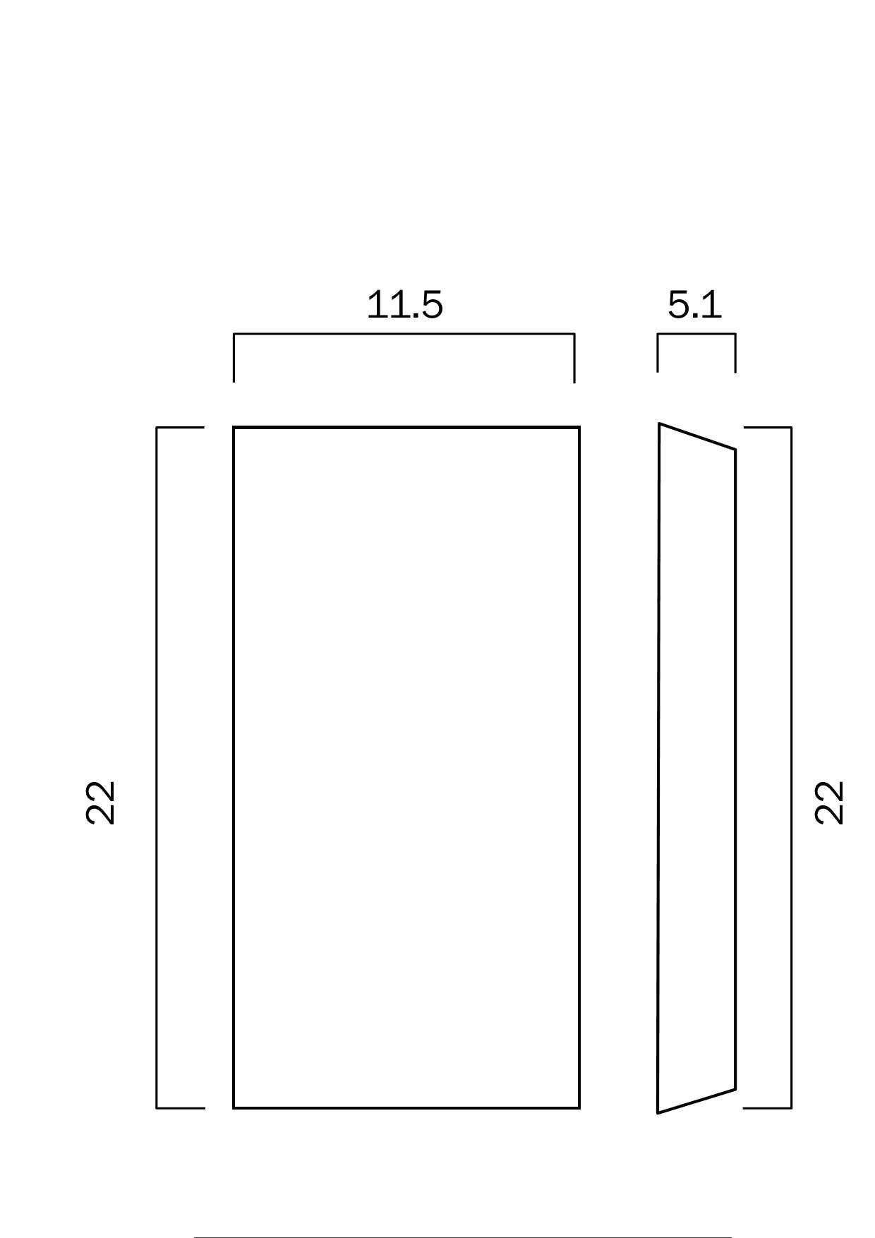 Bloc White, Silver or Black 2 x 4W 3CCT IP65 Up-Down LED Wall Light