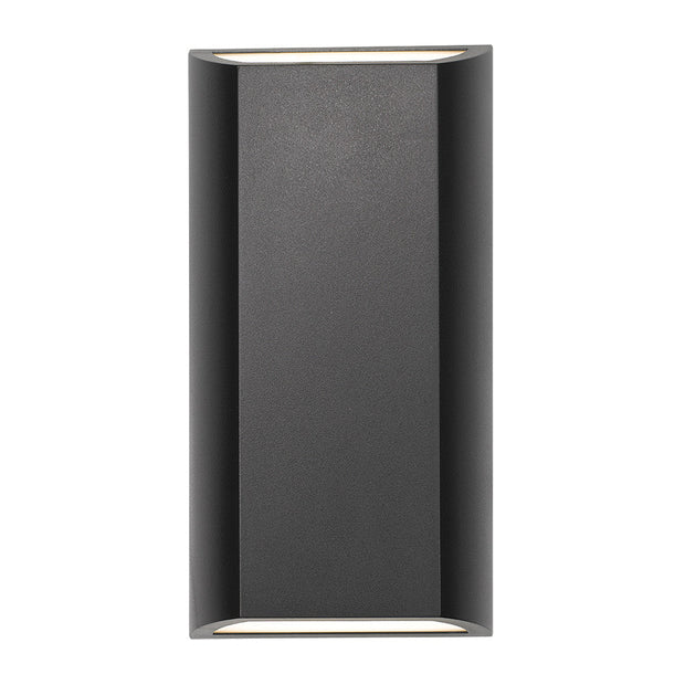 Bloc White, Silver or Black 2 x 4W 3CCT IP65 Up-Down LED Wall Light