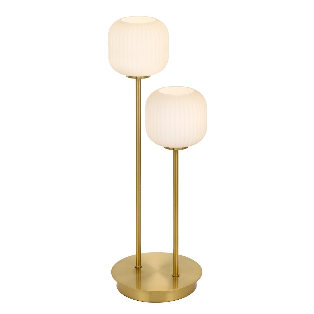 Bobo 2 Light Table Lamp in Antique Gold