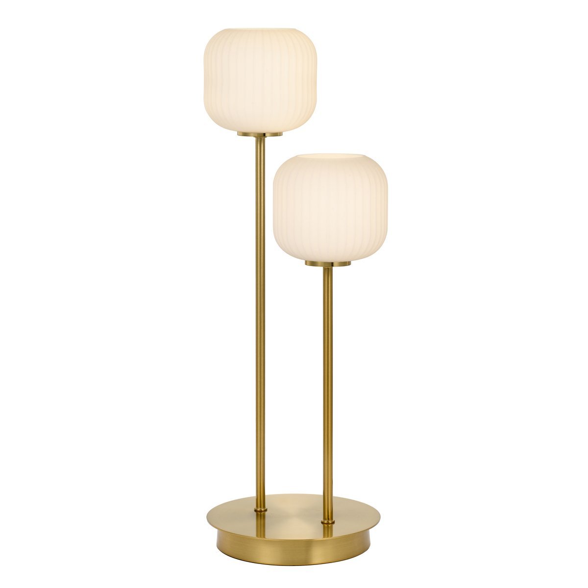 Bobo 2 Light Table Lamp in Antique Gold