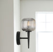 Bobo Black/Smoke or Antique Gold/Opal  Wall Light