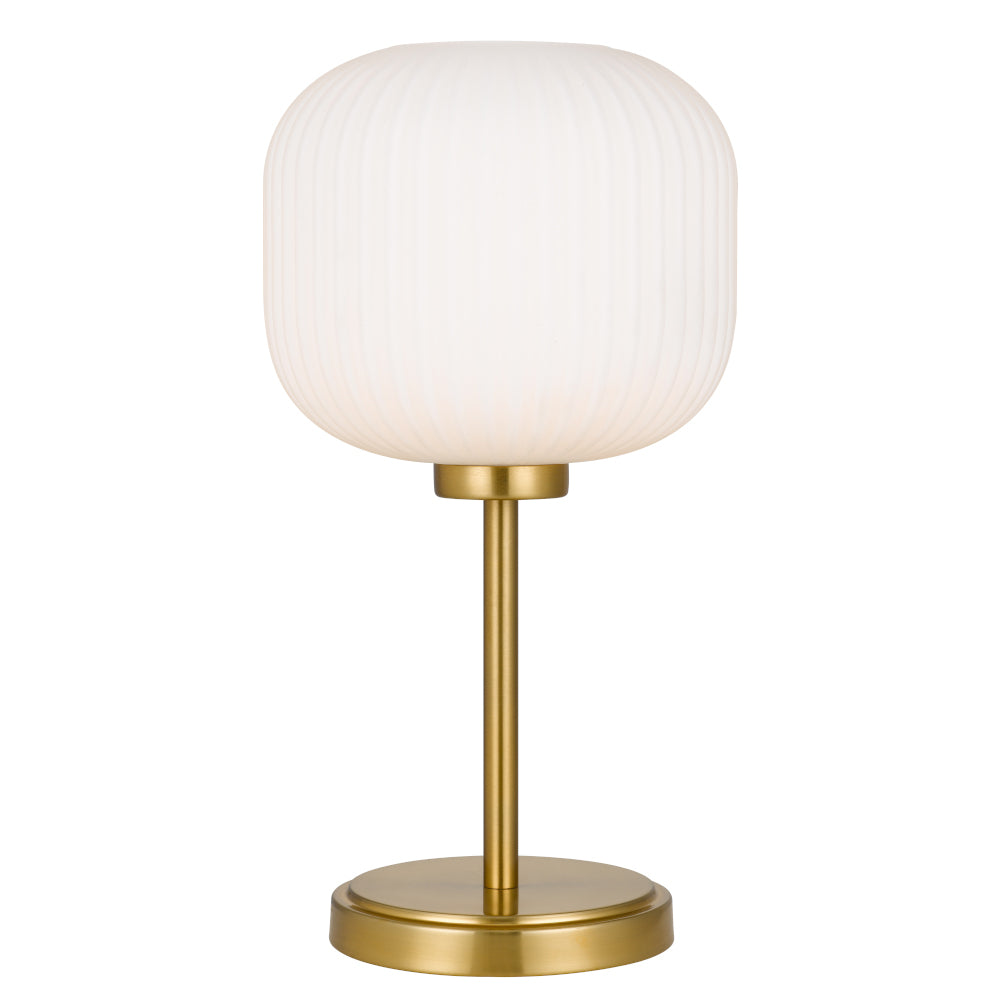 Bobo Black/Clear or Antique Gold/Opal  1 Light Table Lamp