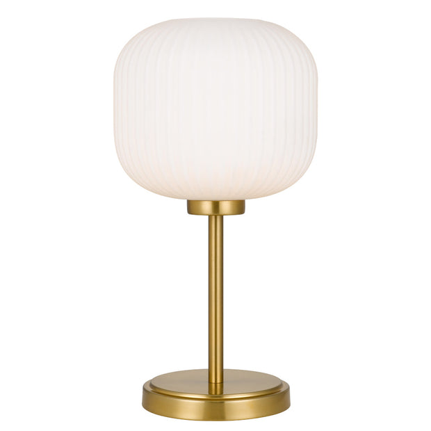 Bobo Black/Clear or Antique Gold/Opal  1 Light Table Lamp