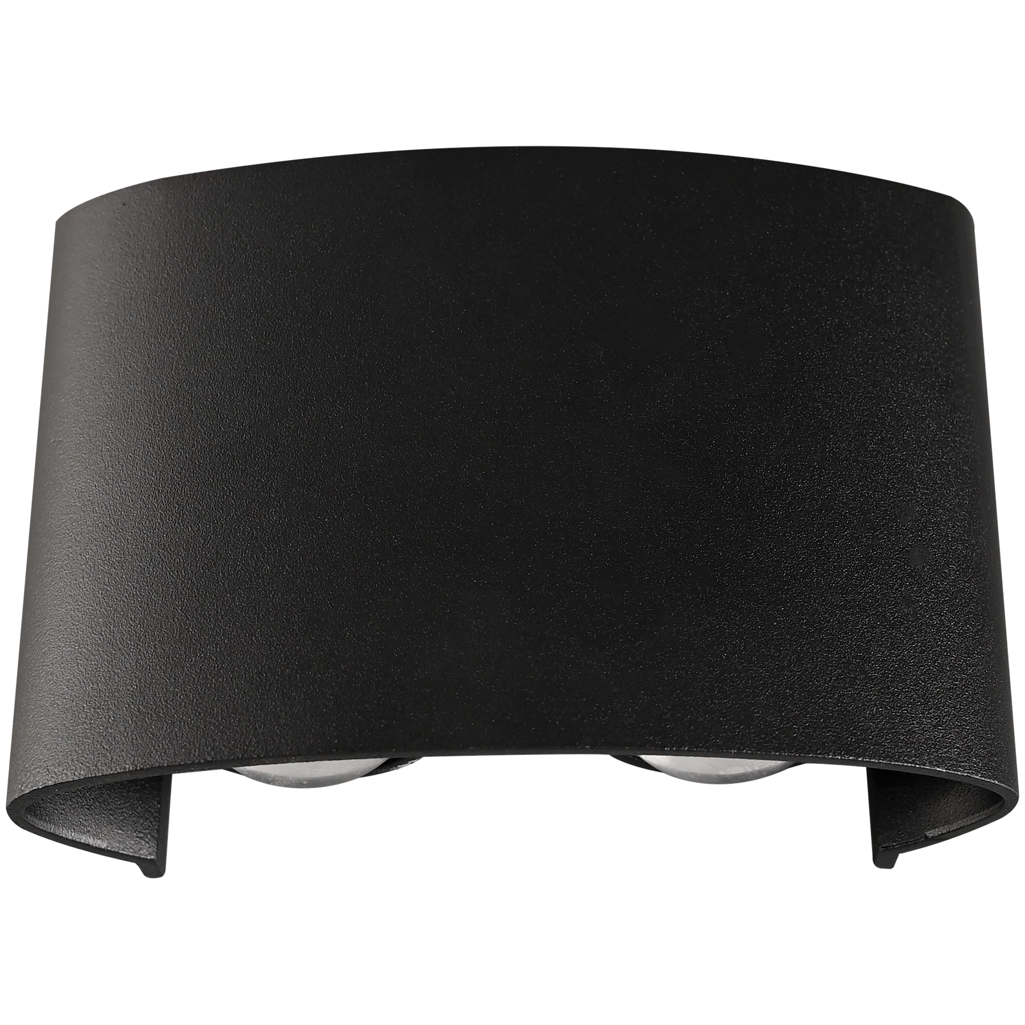 Bold Multi-beam Exterior Wall Light LED 4W TRI Colour Non-dimmable Black IP65