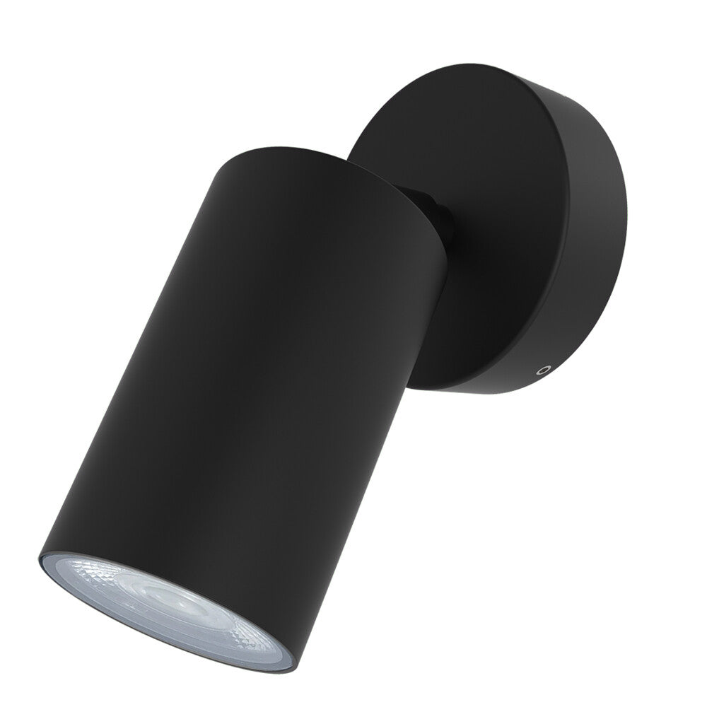 Bondi II Tri-Colour LED Adjustable Wall Light 240V 5W 3/4/6K IP65 Black