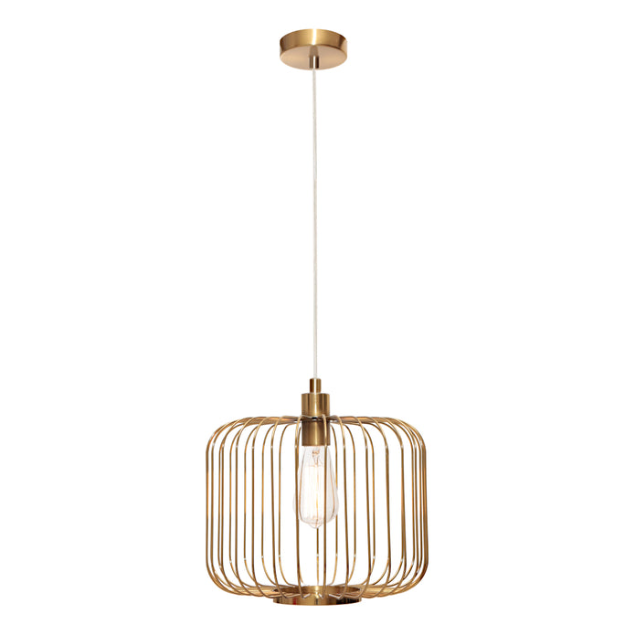 Bonn 1 Light Pendant Gold
