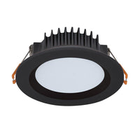 Thumbnail for boost 10 round 10w recessed dimmable led tricolour boost 10 blk