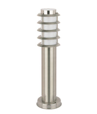Thumbnail for BORDA: E27 Surface Mounted Louvred Stainless Steel Bollard Lights IP44