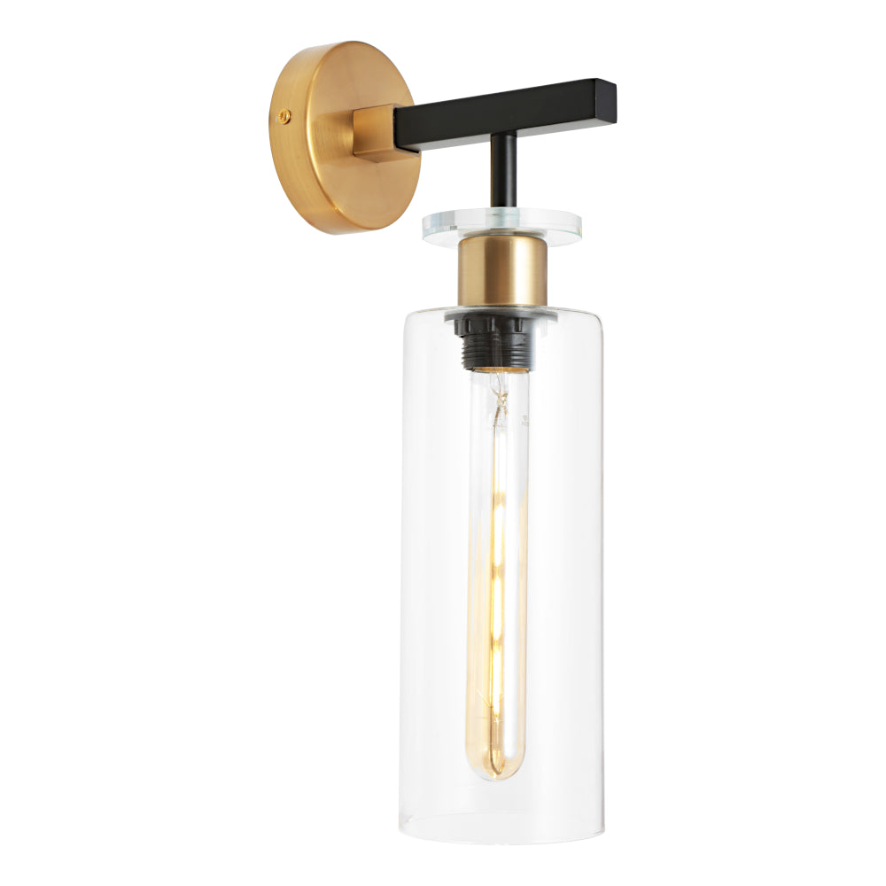 Bourne 1 Light Wall Light Black