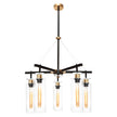 Bourne 5 Light Pendant Black