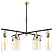 Bourne 8 Light Pendant Black