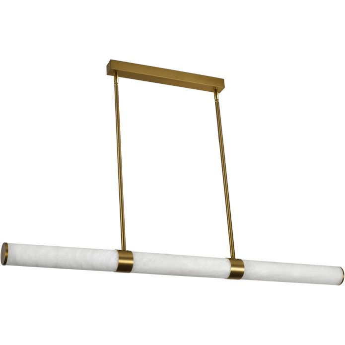 Bower Alabaster & Brass 36W 1232mm CCT LED Linear Pendant