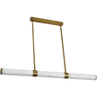 Bower Alabaster & Brass 36W 1232mm CCT LED Linear Pendant