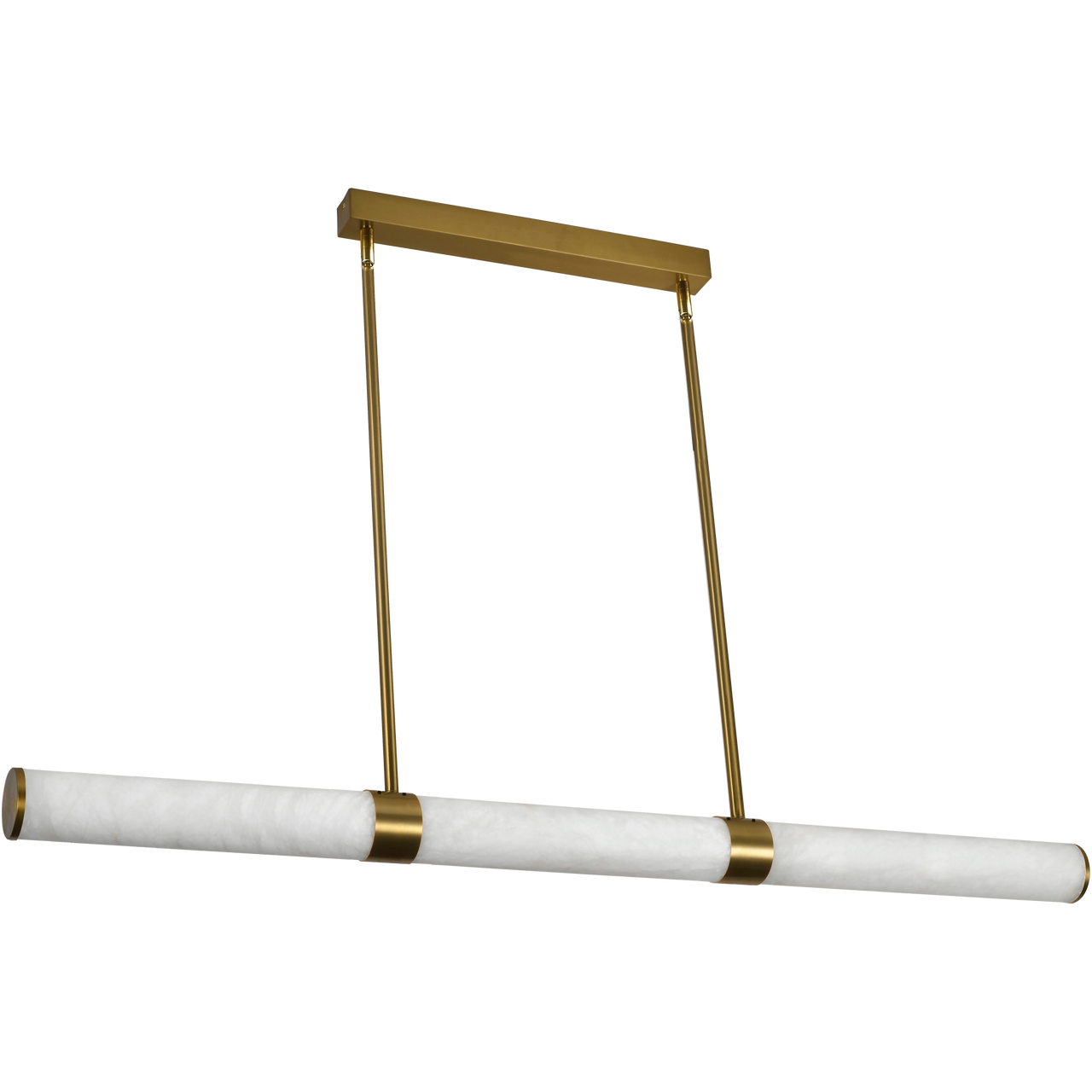 Bower Alabaster & Brass 36W 1232mm CCT LED Linear Pendant
