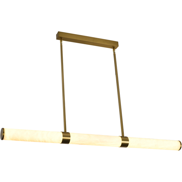 Bower Alabaster & Brass 36W 1232mm CCT LED Linear Pendant